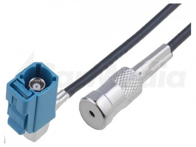 Cablu adaptor antena Fakra mama-mama ISO 90grade VW 0.25m 4CarMedia AD.ANT.N01