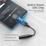 Cablu adaptor USB Type C - Jack 3.5 mm mama casti Choetech AUX003