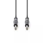 Cablu audio stereo 6.35 mm tata - 6.35 mm tata 3m gri NEDIS