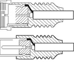 Cablu conexiune antena /SAT 5m F tata - Coaxial tata alb Goobay