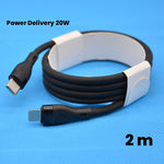 Cablu de Date impletit din Nailon, Flippy, Incarcare Rapida, Potrivit Compatibil cu iPhone, Cablu de Incarcare cu Power