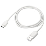 Cablu de date/Incarcare Type C 2m Alb