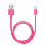 Cablu de date pentru iPhone 5 iPhone 6 invelis textil diferite culori 1m Delight