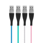 Cablu de date si incarcare iPhone lightning invelis siliconic 1m 2A Delight