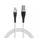 Cablu de date si incarcare iPhone lightning invelis siliconic 1m 2A Delight