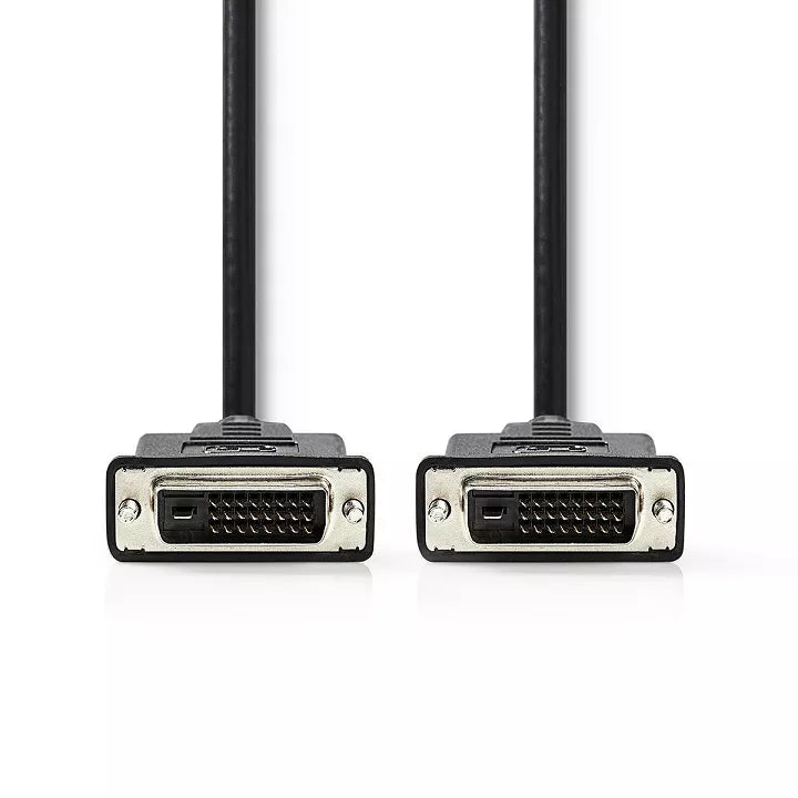 Cablu DVI-D 24+1-Pin tata - DVI-D 24+1-Pin tata 3m negru Nedis
