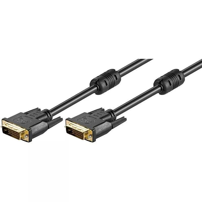 Cablu Dvi dual link 5m Dvi-d 24+1 la Dvi-d 24+1 Goobay