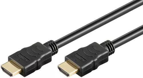Cablu HDMI2.0 5m cu ethernet 4K Ultra HD 2160p 60Hz OFC 19p tata - HDMI 19p tata aurit Well
