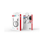 Cablu Jack 3.5 mm - USB type C + Jack 3.5 mm 1m negru XO-NB178B