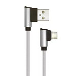 Cablu micro USB 1m DIAMOND EDITION argintiu V-TAC