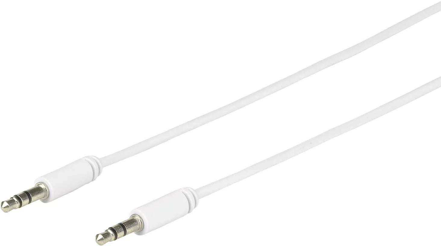 Cablu mini JACK 3.5 mm tata tata 2m alb eSTUFF