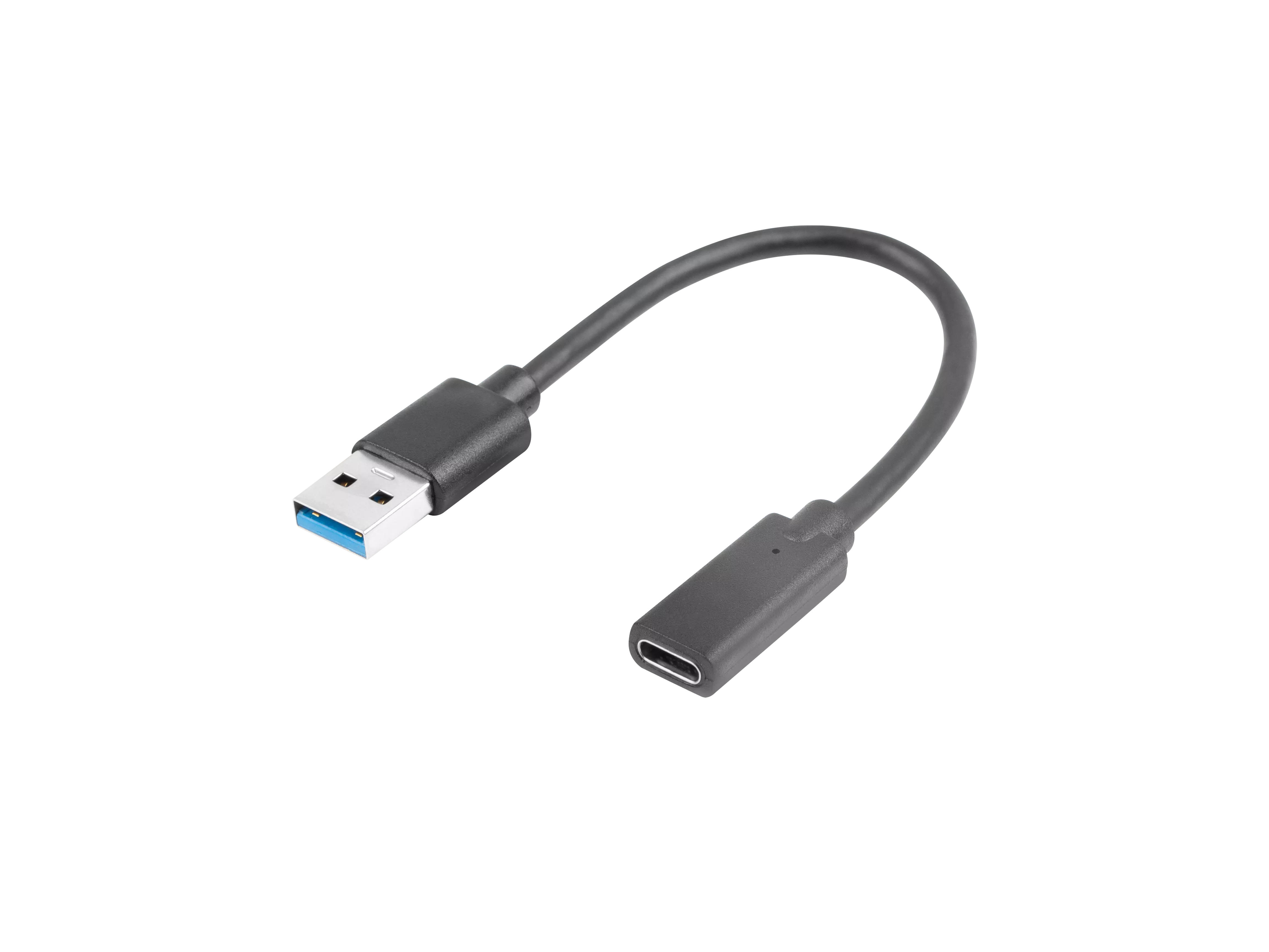 Cablu OTG USB 3.0 A tata - USB 3.1 mama 0.1m negru