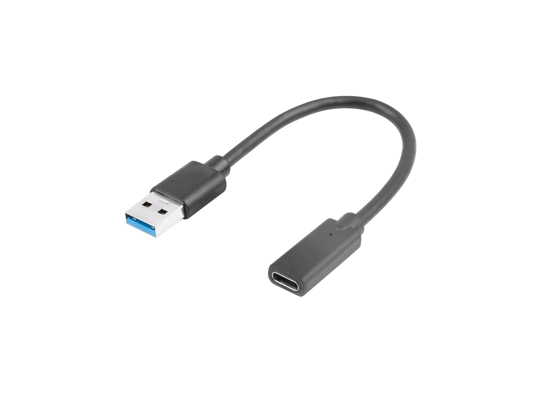 Cablu OTG USB 3.0 A tata - USB 3.1 mama 0.1m negru