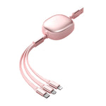 Cablu Retractabil Universal pentru Telefon, Flippy, Universal 3in1 pentru Orice Tip de Telefon, Micro-USB, Lightning,