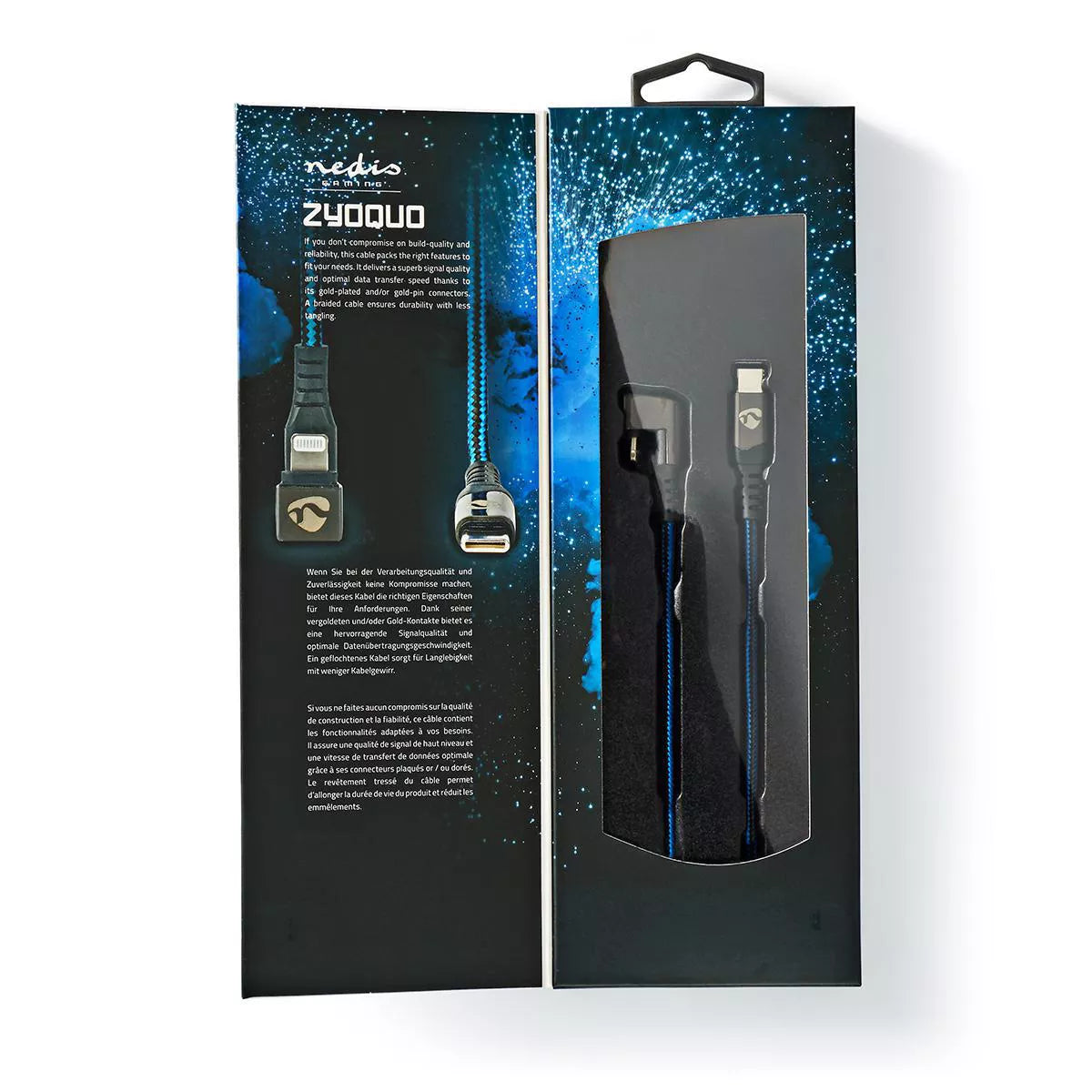 Cablu sincronizare incarcare USB Type C - Lightning 180 1m NEDIS