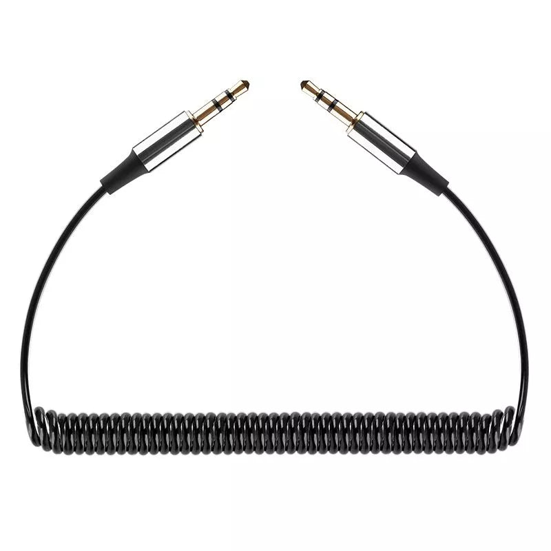 Cablu SPIRALAT JACK 3.5 mm tata-tata REBEL