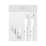 Cablu Type C - Iphone lightning 1m 3A 20W alb Dux Ducis