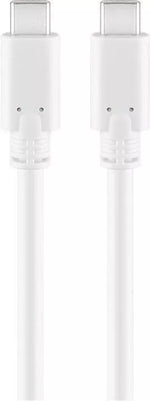 Cablu USB Type C Generatia 1 tata-tata 1m alb GOOBAY