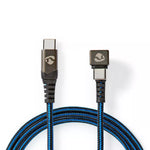 Cablu USB Type C tata - USB Type C tata conector gaming 180 2m NEDIS