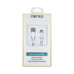 Cablu USB Type C - USB 1m 3A silicon alb CENTO C101