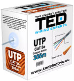 Cablu UTP cat5e cupru integral marca TED Wire Expert