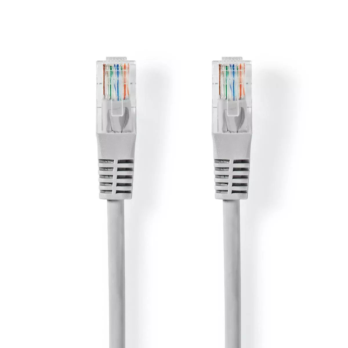 Cablu UTP Nedis Cat5e mufat 0.5m patch cord gri