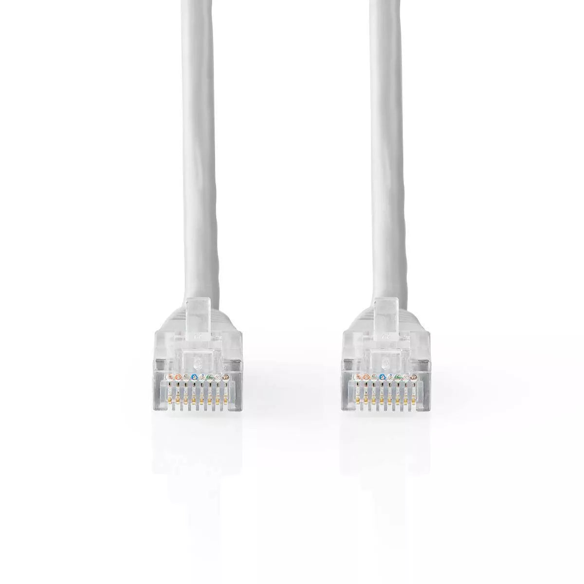 Cablu UTP Nedis Cat5e mufat 0.5m patch cord gri