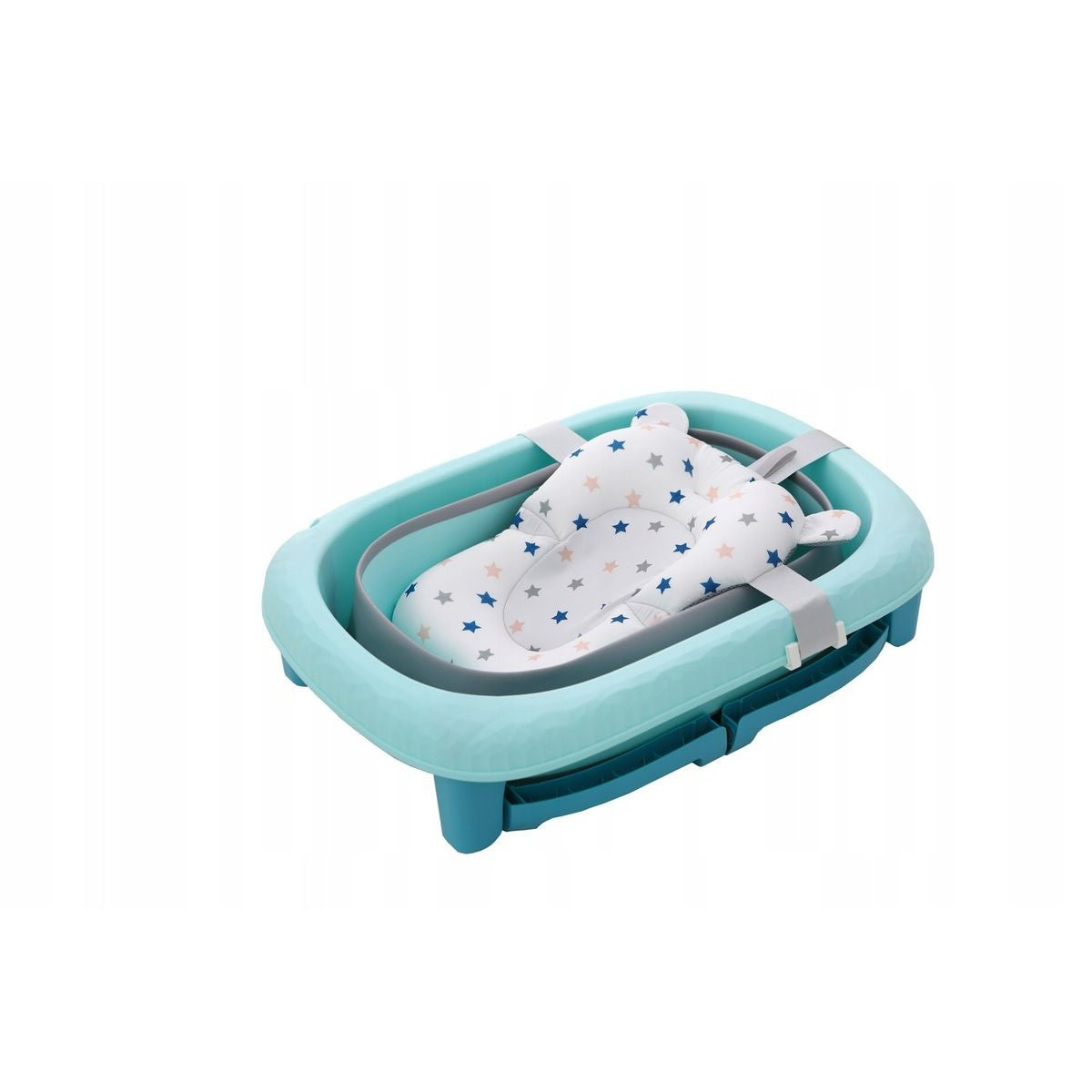 Cada Pliabila pentru Baie, Flippy, din PP+TPE, pentru Copii 0-6 Ani, cu Picioare, Suport de Sezut, Scurgere Etans, 80 x
