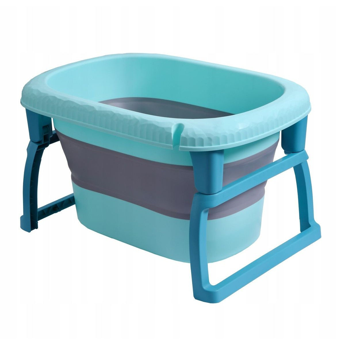 Cada Pliabila pentru Baie, Flippy, din PP+TPE, pentru Copii 0-6 Ani, cu Picioare, Suport de Sezut, Scurgere Etans, 80 x