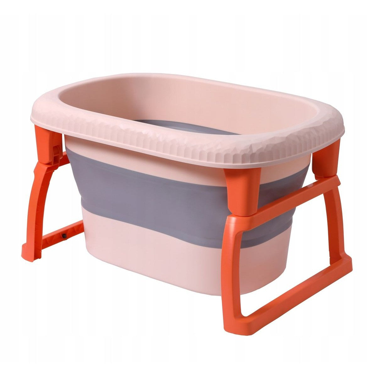 Cada Pliabila pentru Baie, Flippy, din PP+TPE, pentru Copii 0-6 Ani, cu Picioare, Suport de Sezut, Scurgere Etans, 80 x