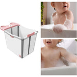 Cada Pliabila pentru Baie, Flippy, din PP+TPE, pentru Copii +6 Luni, Model Ursulet, Scaun de Interior, Detasabil, 82 x