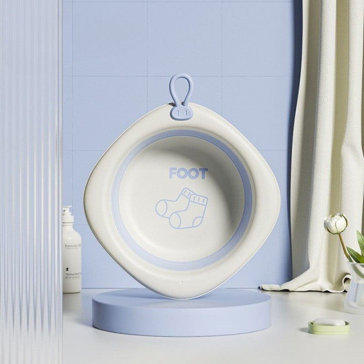 Cada Pliabila pentru Baie pentru Copii, Flippy, Cadita pentru Bebelusi, Model Romb pentru Picioare, Mov, 31.5x31.5x3.5