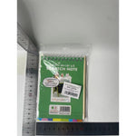 Caiet cu fise razuibile Flippy, DIY Magic Scratch, 12 File, Curcubeu, Creion din Lemn, Cartonase negre, 14.2 x 9.8 cm,