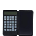 Calculator de Mana Reincarcabil cu Tabla de Scris, Flippy, Calculator Portabil, Ecran LCD, Afisaj cu 12 Cifre, Ecran de