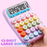 Calculator Electronic pentru Copii, Flippy, Calculator Dragut pentru Scoala Primara, Ecran mare 12 digits si Tastatura