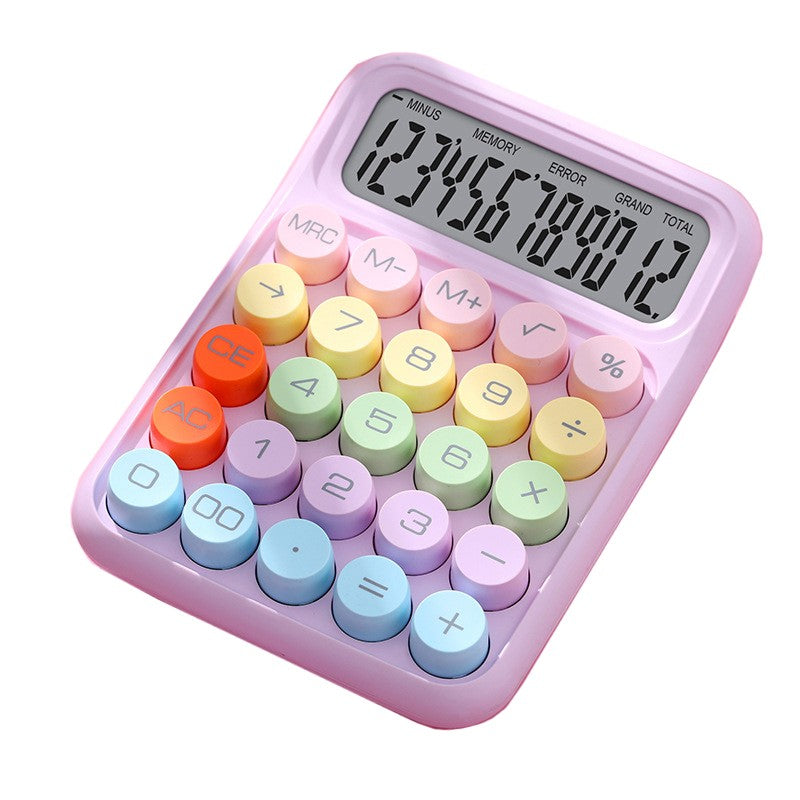 Calculator Electronic pentru Copii, Flippy, Calculator Dragut pentru Scoala Primara, Ecran mare 12 digits si Tastatura