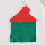 Calendar de Craciun Flippy, Mos Craciun, tip decoratiune, material poliester, cu buzunarele, pentru brad sau prete, 20