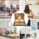 Calendar Interactiv 3D 2026, Flippy, Calendar de Sculptura cu Luminite LED, Bufnita Magic World, pentru Copii, Calendar