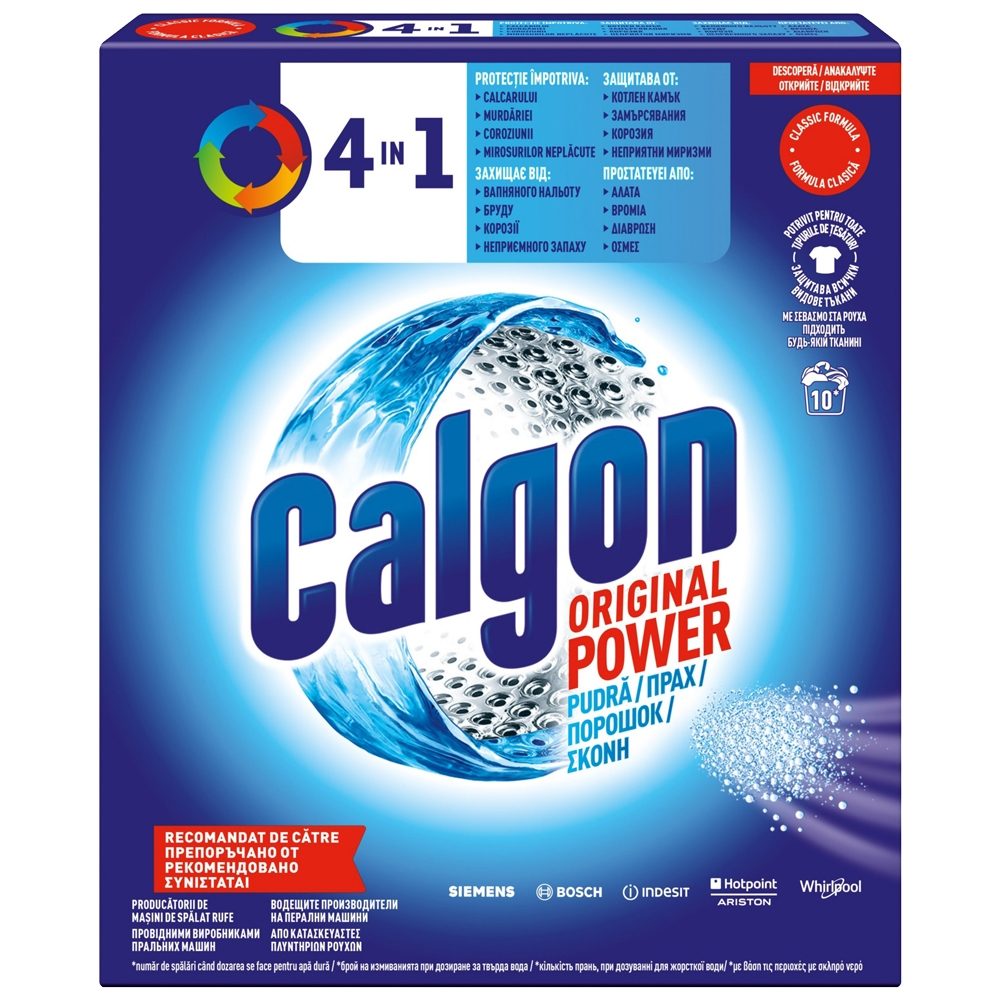 Pudra Anticalcar pentru Masina de Spalat, Calgon, 500 g