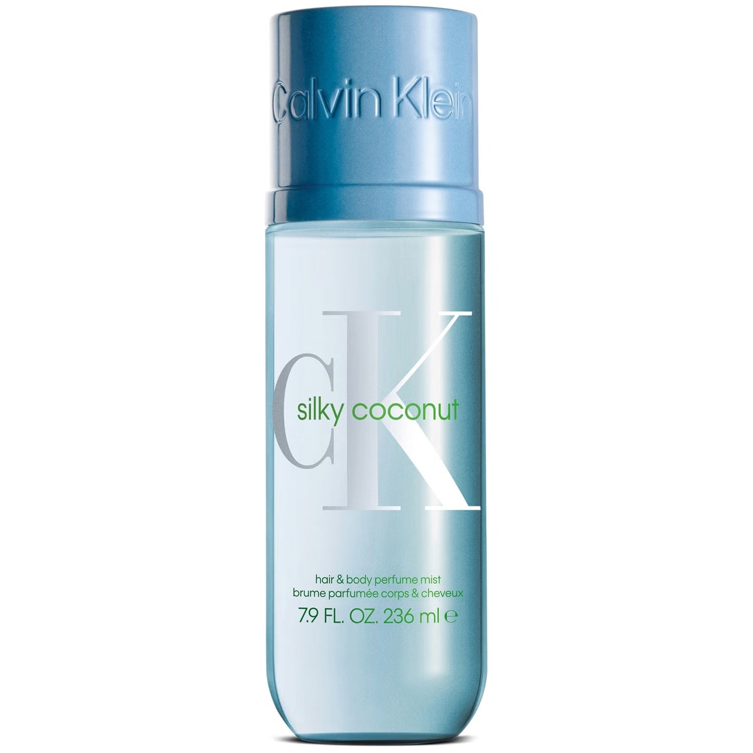Calvin Klein, Silky Coconut, Ceață parfumată pentru păr, Pentru femei, 236 ml