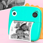 Camera Instantanee pentru Copii, Flippy, Camera Frontala + Selfie, cu Functie de Printare, Cablu USB-C, Bluetooth,