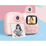 Camera Instantanee pentru Copii, Flippy, Camera Frontala + Selfie, cu Functie de Printare, Cablu USB-C, Bluetooth,