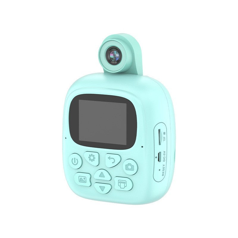 Camera Instantanee pentru Copii, Flippy, Camera Frontala + Selfie, cu Functie de Printare, Cablu USB-C, Bluetooth,