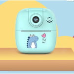 Camera Instantanee pentru Copii, Flippy, Camera Frontala + Selfie, cu Functie de Printare, Cablu USB-C, Bluetooth,