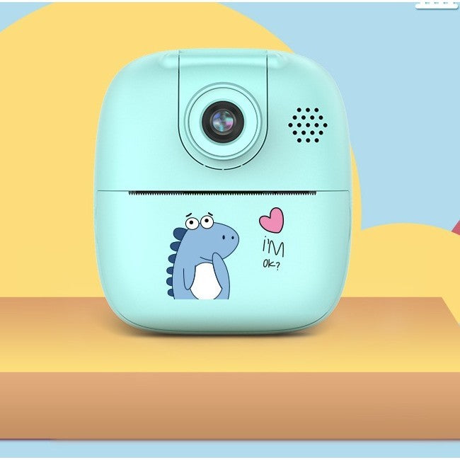 Camera Instantanee pentru Copii, Flippy, Camera Frontala + Selfie, cu Functie de Printare, Cablu USB-C, Bluetooth,