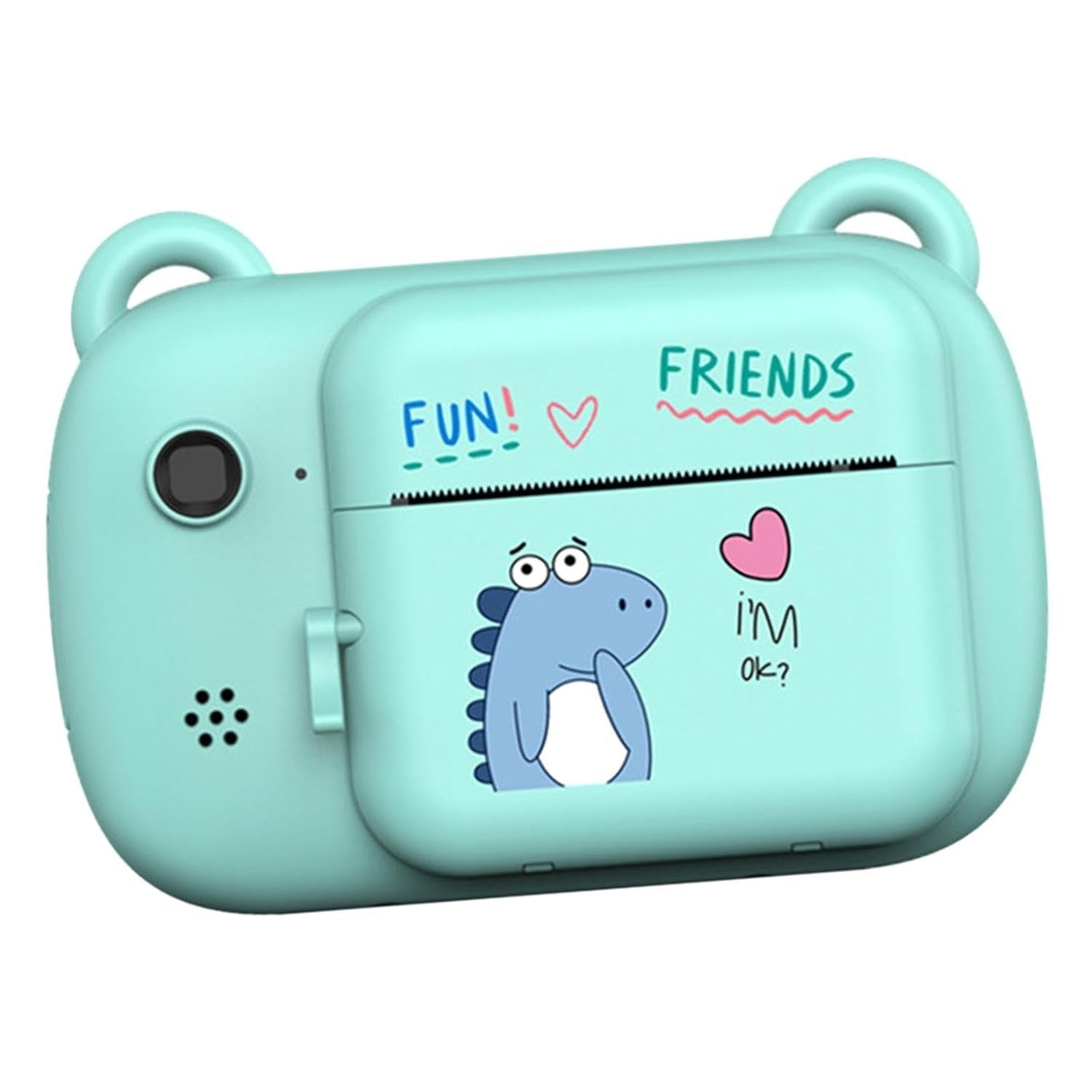 Camera Instantanee pentru Copii, Flippy, Camera Frontala + Selfie, cu Functie de Printare, Cablu USB-C, Bluetooth,