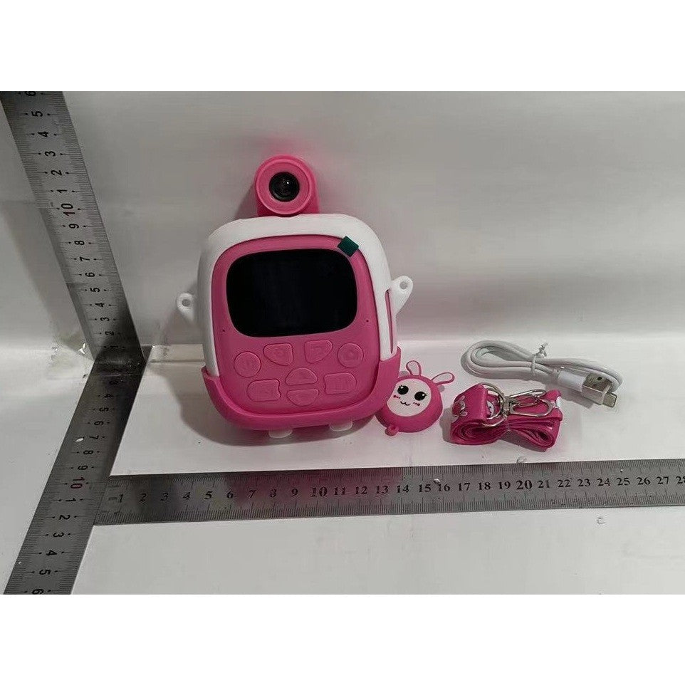 Camera Instantanee pentru Copii, Flippy, cu Functie de Printare, Cablu USB-C, Bluetooth, Compatibil iOS/Android, Camera