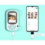 Camera Instantanee pentru Copii, Flippy, Camera Frontala + Selfie, cu Functie de Printare, Cablu USB-C, Bluetooth,