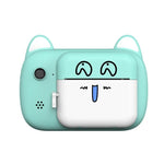 Camera Instantanee pentru Copii, Flippy, Camera Frontala + Selfie, cu Functie de Printare, Cablu USB-C, Bluetooth,