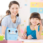 Camera Instantanee pentru Copii, Flippy, cu Functie de Printare, Camera Frontala + Selfie, Cablu USB-C, Bluetooth,